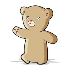 cartoon teddy bear N150