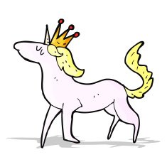Cartoon Unicorn N38