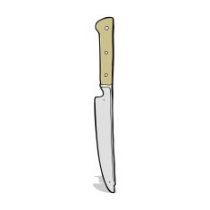 Cartoon Kitchen Knife N19
