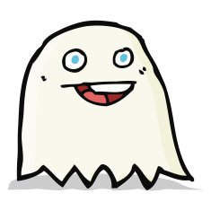Cartoon Ghost N122