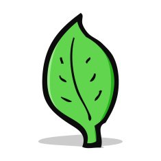 Cartoon Leaf N58