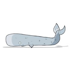 Cartoon Whale N60