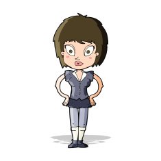 cartoon pretty girl N48