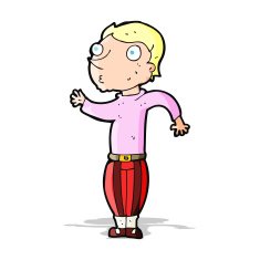 cartoon man in loud clothes N5