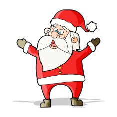 Cartoon Santa Claus N215