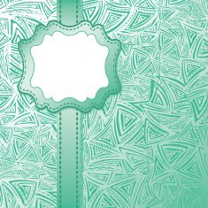 Design template cover with ethnic ornament