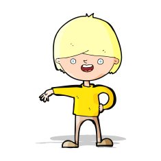 cartoon happy man N180