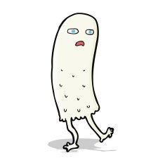 cartoon funny ghost N11
