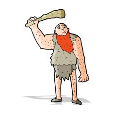 cartoon neanderthal N4