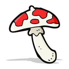 cartoon poisonous toadstool N3