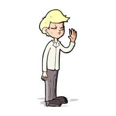 cartoon arrogant boy N4