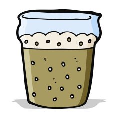 cartoon glass of beer N8