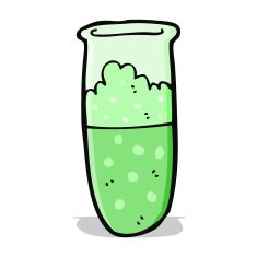 cartoon test tube N8
