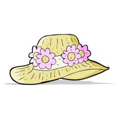 cartoon summer hat N10