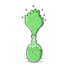 cartoon explosing chemicals N3