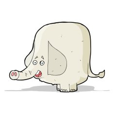 cartoon happy elephant N6