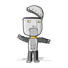 Cartoon Robot N156