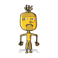 Cartoon Robot N157