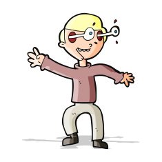 cartoon amazed boy N8