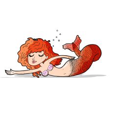 Cartoon Mermaid N27