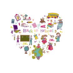 Back to School Set - for design and scrapbook