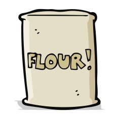 cartoon bag of flour N16