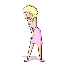 Cartoon Woman Laughing N7