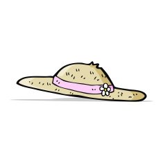 cartoon summer hat N11