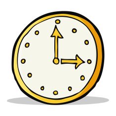 cartoon clock symbol N5