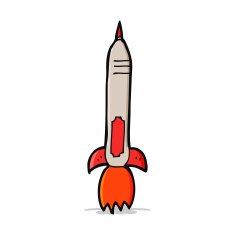 Cartoon Missile N21