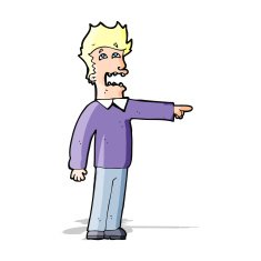 cartoon man accusing N10