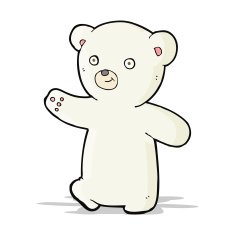 Cartoon Polar Bear Cub N27