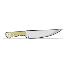 Cartoon Kitchen Knife N20