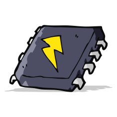 cartoon computer chip N13