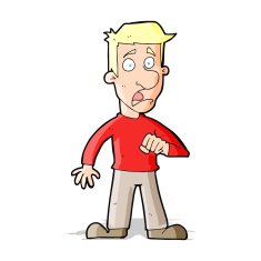 cartoon shocked man N64
