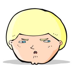 cartoon annoyed man N34