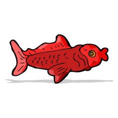 cartoon funny fish N20