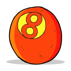 cartoon pool ball N3