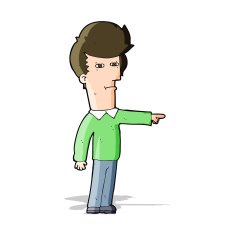 cartoon man blaming N5