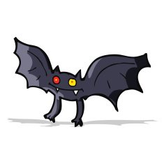 cartoon vampire bat N20