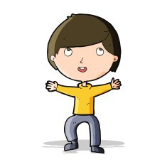 cartoon happy boy N99