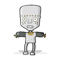 Cartoon Robot N161