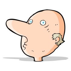 cartoon balding man N7