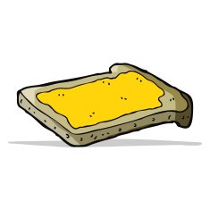 cartoon honey on toast N2