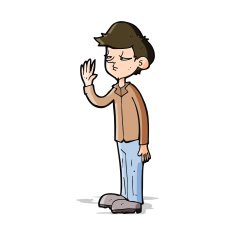 cartoon arrogant boy N5