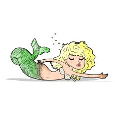 Cartoon Mermaid N28