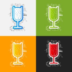 Drawing business formulas cocktail N6
