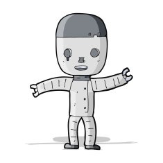 Cartoon Robot N162