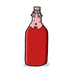 cartoon homemade wine bottle N2