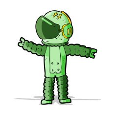 cartoon astronaut reaching N5